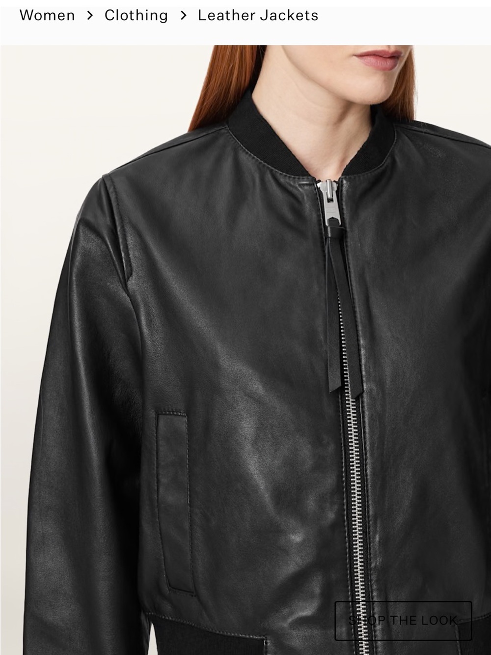 All Saints Orten Leather Bomber 6
